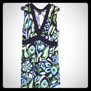 Size 18W Enfocus multicolored sleeveless dress